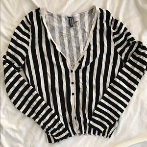Stripped cardigan